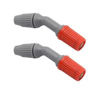 2Pcs Spray Nozzle Set, Durable Weedkiller Cone Spare Parts Sprayers Replacement for Watering and Cleaning(Fan Shape Nozzle)