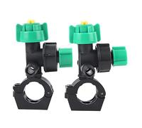 2PCS Sprayer Nozzle Tips, Fan Shaped Nozzle External Thread Spray Water Multifunctional Adjustable for Watering Lawn Garden
