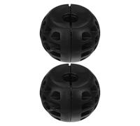 2pcs Spring Driven Hose Reel Stop Ball 12mm Black Rubber Split Design