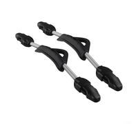 2pcs Spring Fin Straps for Scuba Diving Made of 304 Stainless Steel with Nonslip Design Compatible with Most Standard Diving Fins Except Gull Coco Model (M black)