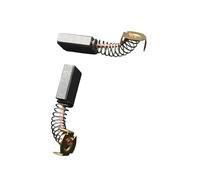 2Pcs Spring Loaded Carbon Brushes 6.5x14x20mm - Replacement DC Motor Brushes for Power Tools & Generators