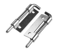 2pcs Spring Loaded Latches Bolt Latch Tone Door Cabinet Hinges Hardware Distribution Box(M Left)