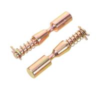 2pcs Spring Loaded Locking Yoke Pin Quick Release Metal | Heavy Duty Quick Release, Simple Installation, Mechanical Drive Shaft Pins, Farm Tractor Repair and Maintenance