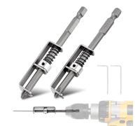 2Pcs Spring-loaded Screw Holder Bit,Scalable Screw Drive Guide Drill Bit Tip Holder,Anti-drop Screwdriver Bit,Single-Hand Operation Bit Holder for Electricians, DIY Home Repair