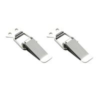 2PCS Spring Loaded Toggle Latch Unlocked.304 Stainless Steel Tension Clasp 90MM,Loaded Catch Clips Duck Billed Buckles,Toggle Clamp Latches for Box Drawer Cabinet
