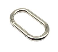 2pcs Spring O Ring, Oval Zinc Alloy Snap Clasp ID 16-40mm Hook | Stylish, Openable, Round, Trigger, Clasp(Silver,29mm)