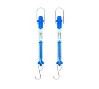 2Pcs Spring Scale Mechanical Cylinder Dynamometer Portable Hanging Scale for Classroom Force