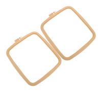 2pcs Square Embroidery Hoop for Punch Needle and Cross Stitch