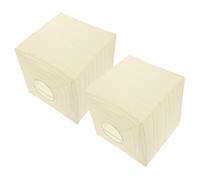 2pcs Square Foldable Paper Lantern Shade Wire Frame Japanese Style | 9x8x8 Inch Collapsible Design, Space-saving Storage, Easy Transport, Suitable for Restaurant Ceilings and Wedding Receptions