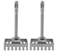 2Pcs Square Hole Cutter for Electrical Box Back Box Cutter High Hardness Wall Square Hole Puncher Wear Resistant Rectangle Slot Cutter Drywall Oscillating Saw for Installing Socket & Boxes