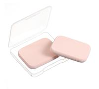 2Pcs Square Makeup Sponges for Foundation with 1 Travel Case, Face Sponge Foundation Blender, Cosmetic Sponge for Makeup, Blender Sponges Replacement for Cosmetic, Sensitive and All Skin Types