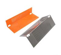 2Pcs Square Tube Drawing Ruler 90 Degree Marking Tool For Pipe Folding Layout In Construction And Metalworking Projects(2PCS 20-65)