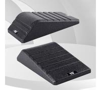 2pcs Squat Wedge Block, Non Slip EPP Material Professional Ramp 550 LBS Weight Capacity Slant Board for Calf Stretching (Black)