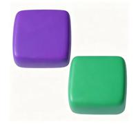 2PCS squishy cube and nice cube Set, stress cube Fidgets, Ice Cubes Stress Relief Fidget Toys,Sensory Cubes for Office and Classroom Use