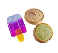 2PCS Squishy Stress Toys Squeeze Set Cute Squishy Fidget Toys Slow-Rebound Shapeable Squeeze Ball for Anxiety Relief Soft Sensory Stress Balls for Kids and Adults Novelty Pack A09