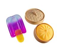 2PCS Squishy Stress Toys Squeeze Set Cute Squishy Fidget Toys Slow-Rebound Shapeable Squeeze Ball for Anxiety Relief Soft Sensory Stress Balls for Kids and Adults Novelty Pack A08