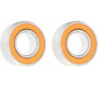 2PCS SR3 2RS Inch Bearing 4.762 * 12.7 .98mm ABEC-7 Stainless Steel Hybrid Ceramic Ocean Fishing Ball Bearings R3 RS