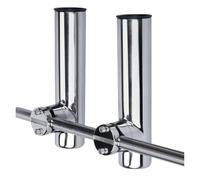 2Pcs SS Rotatable Rod Holder 22-26mm | Boat fishing tackle clamp accessory