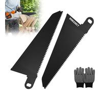 2PCS SSB229CT Saw Blades, 240 MM Steel Metal Reciprocating Saw Blades Compatible with Black and Decker Scorpion Saws Blade for Wood, Plastic, Hardwood and Steel Pipe Cutting (Black)