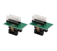 2pcs SSOP20 to DIP20 Test Socket Adapter 0.65mm Pitches Reliability Connection for Electronic Engineers Test Socket