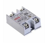 2pcs SSR-80DA 80A Solid State Relay Module 3-32V DC Input 24-380VAC