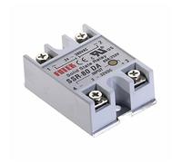 2pcs SSR-80DA 80A Solid State Relay Module 3-32V DC Input 24-380VAC