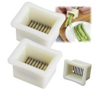 2pcs St/ainless St/EEL Runner Bean Slicer & Frencher Tool - Manual Kitchen Gadget for Green & Long Beans,Vegetable Fruit Cutter,Stringer Shredder with Stem Remover for Cooking Prep,Kitchen Tools