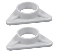 2Pcs Stable Kitchen Tap Support Bracket Inner Plate Split Flange Replacement Single Hole Thin-Walled Escutcheon Plate for Fittings on Sinks