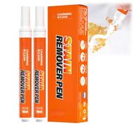 2PCS Stain Remover Pen for Clothes,Instant Laundry&Fabric Stain Remover,Instant S/tain Rem/over,Quick Wash-Free Solution for Oil White&Tough Stai/ns,Travel Stai/n Remove/r Pen Quick Effect&Drying