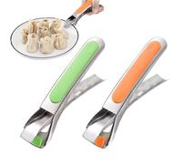 2pcs Stainless Steel Anti-Scalding Hot Bowl Plate Gripper Clips, Kitchen Silicone Tongs, Retriever Gripper Clips for Lifting Hot Dishes, Pans from Instant Pot, Microwave Oven, Air Fryer