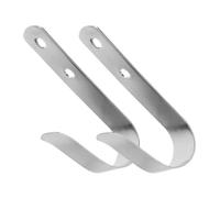2pcs Stainless Steel Boat Hook Holders Yacht Hardware 107x25mm Silver