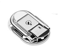 2pcs Stainless Steel Chrome Toggle Latch for Chest Box Case Suitcase Tool Clasp Cabinet Fitting Lock Belt Hasp Buckle Hardware(6425 61k)