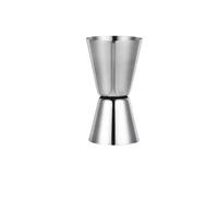 2PCS Stainless Steel Cocktail Shaker 15/30ml or 20/40ml or 25/50ml Measure Cup Dual Shot Drink Spirit Measure Jigger Kitchen Gadgets for drinks(20ml 40ml)