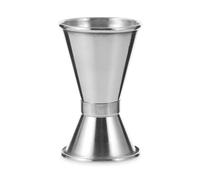 2pcs Stainless Steel Cocktail Shaker Measure Cup Dual Shot Drink Spirit Measure Jigger 15/30ml,25/50ml,20/40ml,30/50ml Measure Cup for drinks(Type 2-15-30ml)