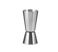 2pcs Stainless Steel Cocktail Shaker Measure Cup Dual Shot Drink Spirit Measure Jigger 15/30ml,25/50ml,20/40ml,30/50ml Measure Cup for drinks(Type 1-25-50ml)