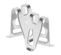 2pcs Stainless Steel Drill Holder Hanger, Silver Hook Clip | Hands Free Carrying for Carpenters and Diyers, Rust Resistant Metal Design, Home Improvement Workshop Tasks