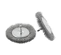 2pcs Stainless Steel Electric Joint Brush Replacement Part, Wire Brush Set Joint Cleaner Accessories, Wire Brush Diameter 100mm