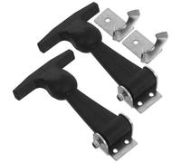2pcs Stainless Steel Equipment Buckle with Adjustable T Handle Lock | Polished Finish, Integrated Latch System, for Storage Chests, Heavy Machinery, Marine Hardware Use