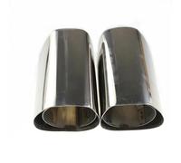 2Pcs Stainless Steel Exhaust Tip Auto System Pipe Muffler Tip For VOLVO XC90 XC60 Car Accessorieshttps OUSDUO