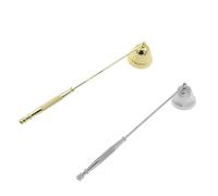 2pcs Stainless Steel Extinguish The Candle Bell with Handle to Safely Extinguish Candles Extinguish