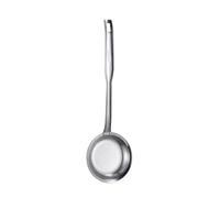 2pcs Stainless Steel Filter Mesh Percolator Soup Skimmer Spoon Fried Food Net Strainer Oil Skim Grease Foam for Frying Food(32.8 * 11.2cm)
