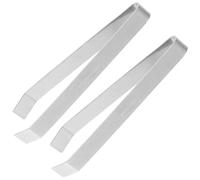 2pcs Stainless Steel Fish Bone Tweezers with Enhanced Grip | Thickened Polished Construction, Smooth Surface, Precise Control, Easy Cleaning, Suitable for Seafood Enthusiasts, Home Cooks