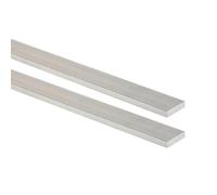 2Pcs Stainless Steel Flat Bar Rods Thickness 4mm 304 Stainless Steel Solid Sheet Metal Shim Stock Trim Strips For Industry DIY Craft Making(4mmx40mmx100mm)
