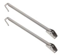 2pcs Stainless Steel Hatch Support Spring for Boat Compartments 8-1/4 | Marine Lid Stay Spring, Universal Fit for Hatches, Silver Finish, Easy Install for Replacement or Upgrade
