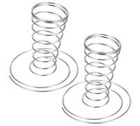 2Pcs Stainless Steel Ice Cream Cone Holder Stand Sturdy Display Rack for Waffle Cones and Snacks Perfect for Home Kitchen and Cafes