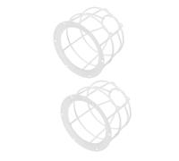 2pcs Stainless Steel Lamp Guard Cage Light Bulb Cover for Workshop