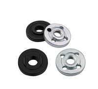 2pcs Stainless Steel Lock Nuts Flange Nut Inner Outer Kit Angle Grinder Tool Accessories 2 Specifications Toothless Tooth M10