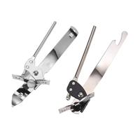 2Pcs Stainless Steel Manual Can Opener Multifunctional Heavy Duty Butterfly Bottle Jar Tin Opener for Kitchen Tool