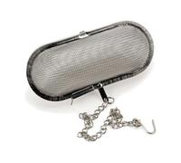 2Pcs Stainless Steel Mesh Floating Spice Infuser for Soups, Stews or Large Tea Pot, Jumbo Oval, 4.25x1.75