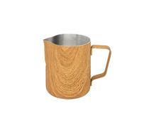 2pcs Stainless Steel Milk Frothing Pitcher, Coffee Jug Pull Flower, Latte Cup, Espresso Frother Mug, Barista Tool, 300 Ml, 600ml for Making Coffee(600ml)